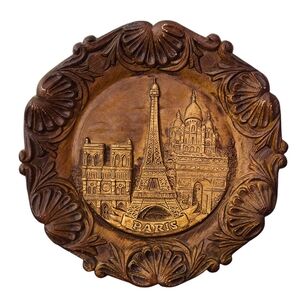 Vintage Decorative Paris Souvenir Plate 9 Inches